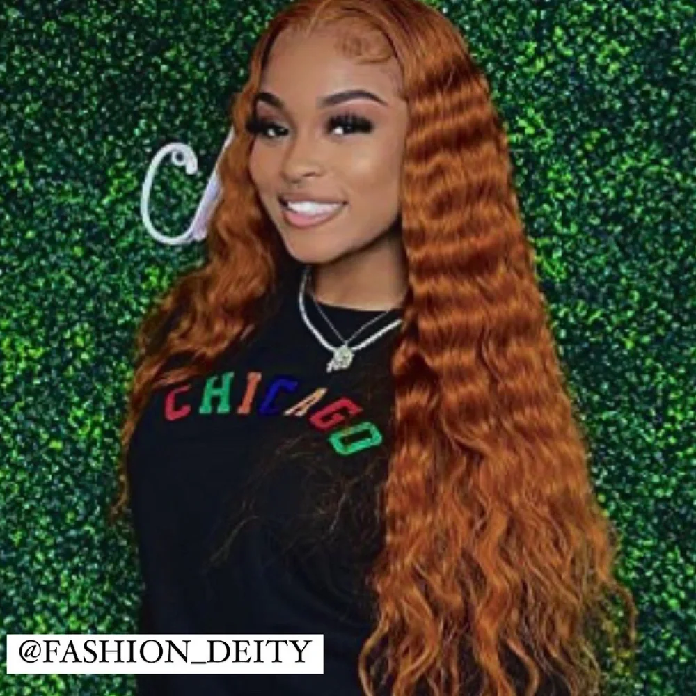 💜 ALNI 22” COPPER BODY WAVE Lace Front Wig💜*NWT